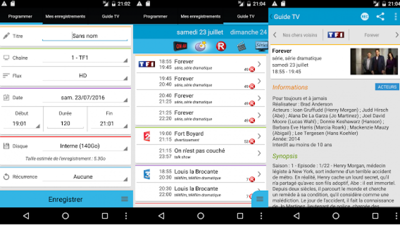 Programmation à distance de la Freebox : Freebox Recorder s’améliore