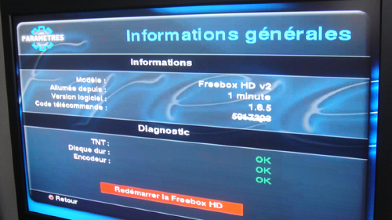 Nouveau Firmware pour la Freebox HD : 1.6.5