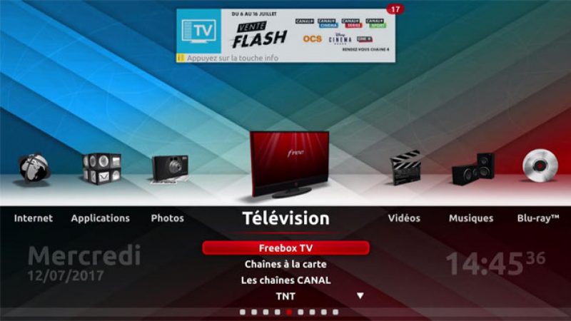 Vente Flash Canal+ et Cinéma Séries sur la Freebox