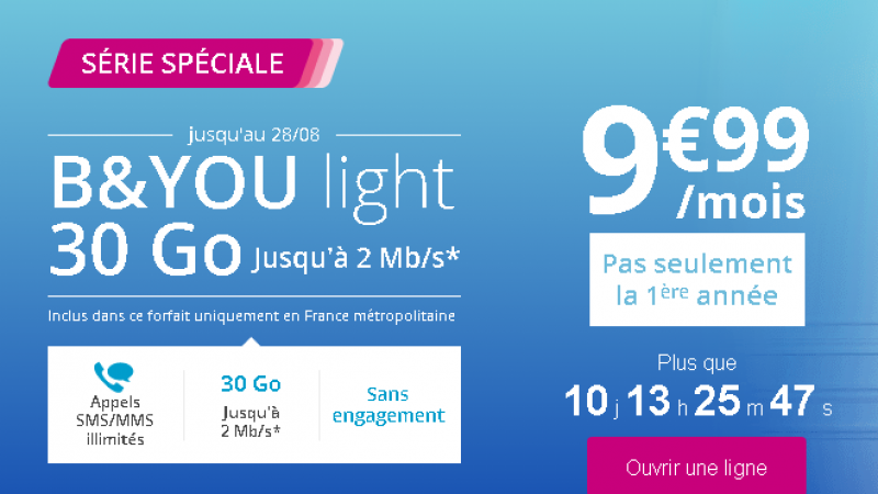 Clin d’œil : Quand Bouygues met en avant la 4G pour son forfait bridé à 2 Mbits/s