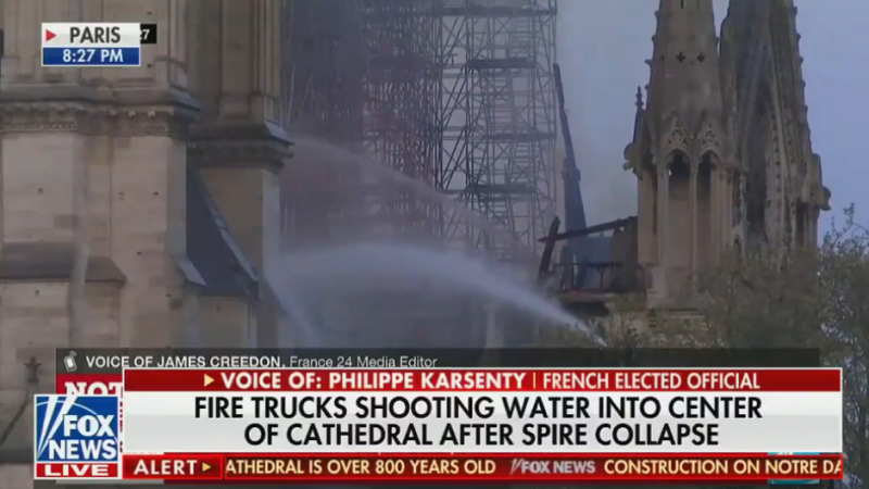 Incendie Notre-Dame de Paris : un élu français se fait renvoyer dans les cordes par un journaliste de Fox News
