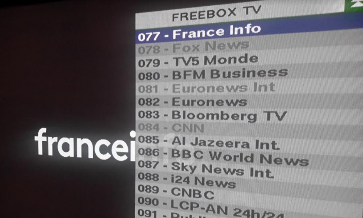 La nouvelle chaîne Franceinfo est déjà arrivée sur Freebox TV