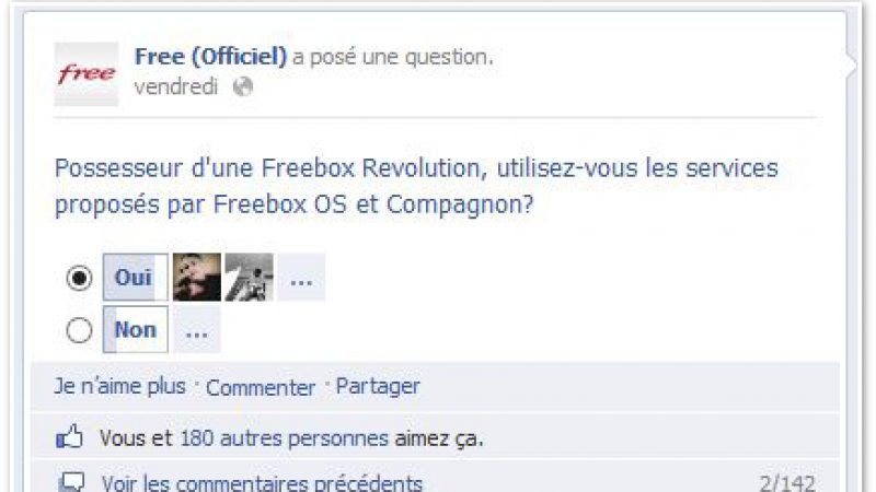 Free : Utilisez-vous les services de Freebox OS et Compagnon ?