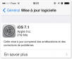 La mise à jour iOS 7.1 est disponible pour les iPhone 4, 4s, 5, 5c et 5s