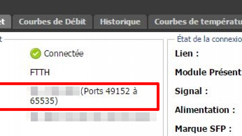 Free associe une seule adresse IPv4 en ZMD à plusieurs abonnés, en partageant les ports.