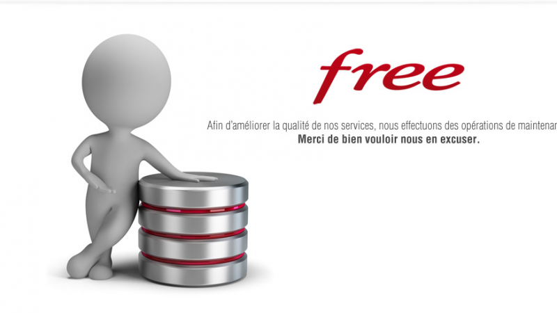 Free Mobile : Maintenance de l’espace d’abonnement