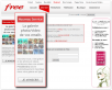Webmail Free : Une pub se présente comme un nouveau service