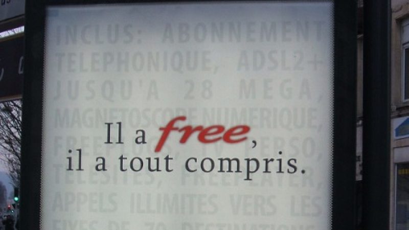 Clin d’oeil : Il a Free, il a tout compris