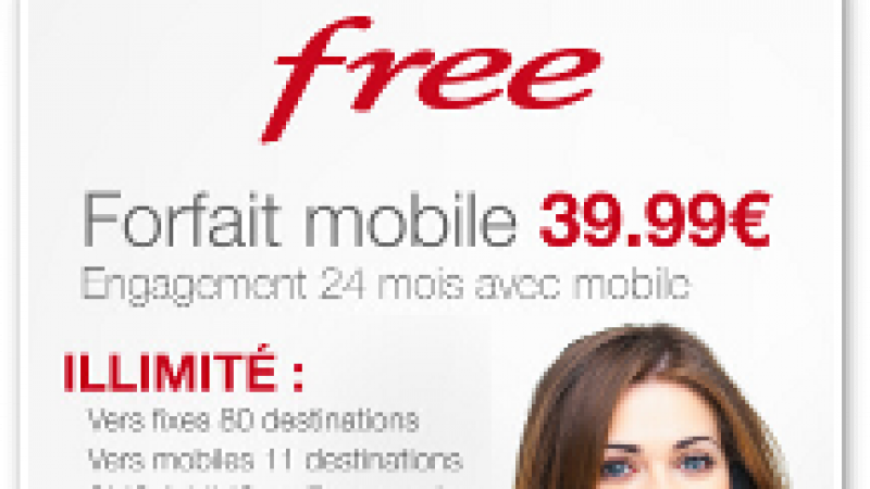 Sondage : Seriez-vous intéressé par un forfait Free Illimité 6Go avec mobile subventionné ?