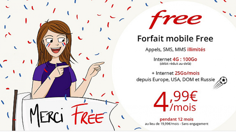 Cette fois c’est fini, la Vente Privée Free Mobile à 4,99€/mois s’arrête mardi et ne sera pas prolongée