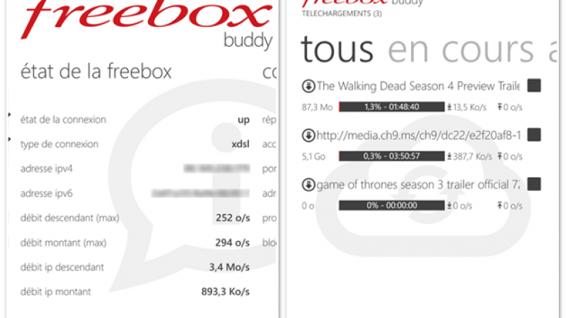 Une mise à jour est disponible pour Freebox Buddy (Windows Phone 8)