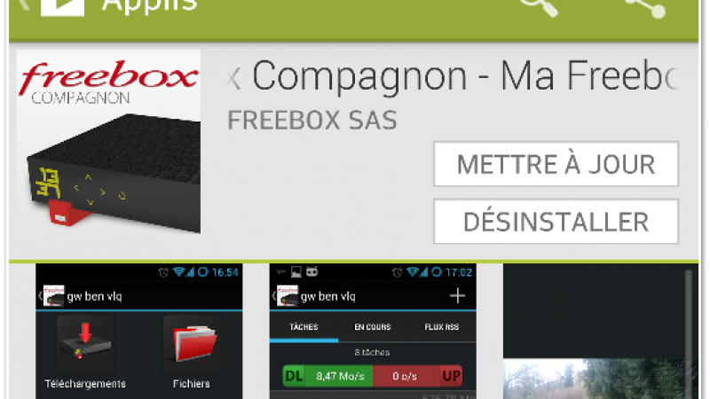 Une mise à jour est disponible pour Freebox Compagnon (Android)