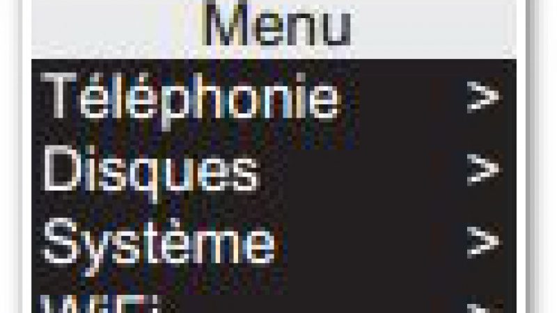 Un mystérieux menu « Disques » dans l’interface tactile de la Freebox Révolution