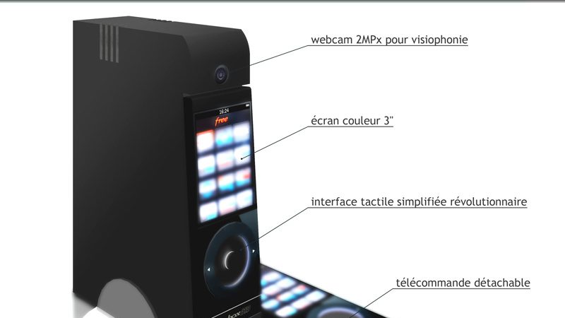 Une nouvelle proposition de design pour la Freebox V6