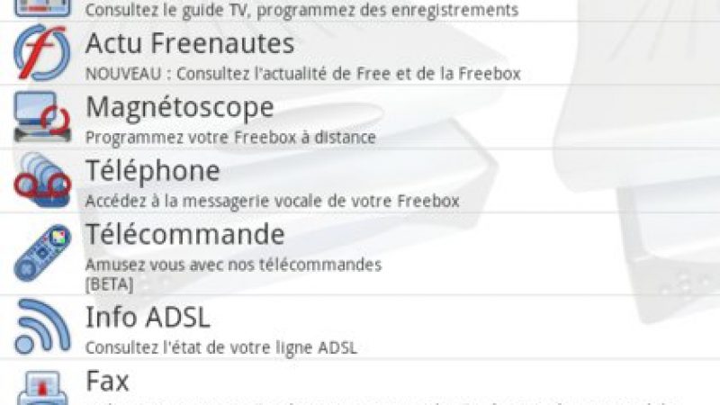 Freebox Mobile pour Android : compatibilité avec les tablettes Archos.