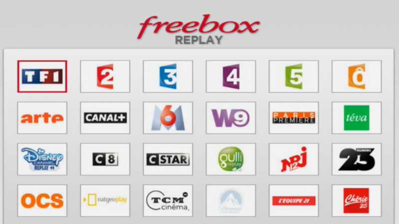 Free va lancer 3 nouveaux services de replay sur la Freebox