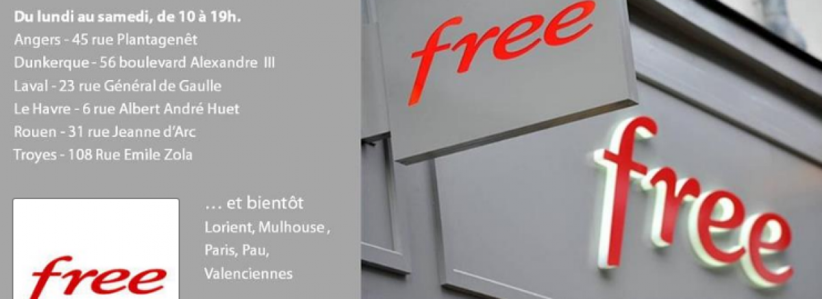 Free a ouvert son sixième Free Center à Dunkerque