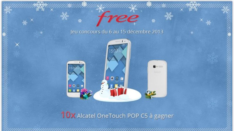 Gagnez 10 smartphones en jouant au concours Free-Alcatel One Touch : c’est parti !