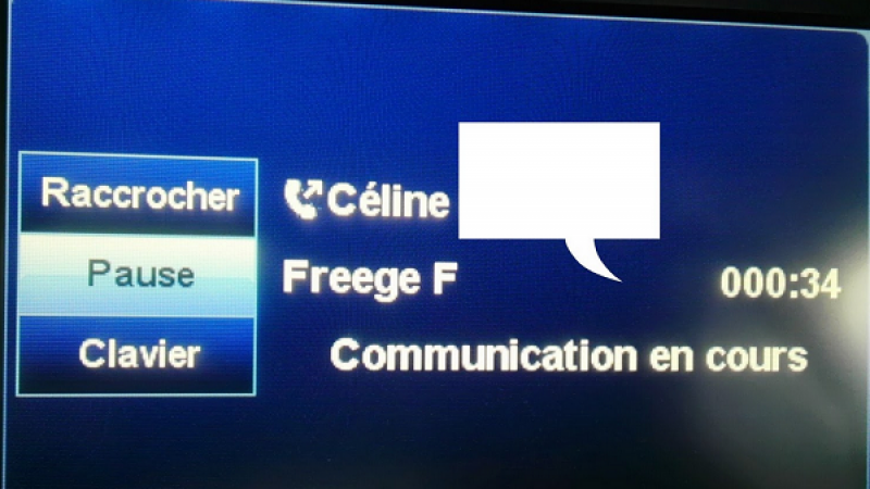 Clin d’oeil : Free+ Orange = Freege selon un logiciel automobile de téléphonie embarquée