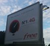 Nouvelle affiche publicitaire pour la 4G Free Mobile : “Débit maximum. À prix minimum”