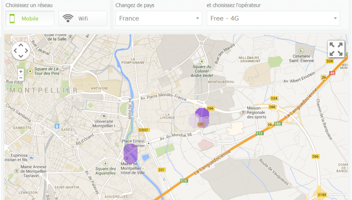 Free Mobile : un nouveau site 4G actif à Montpellier