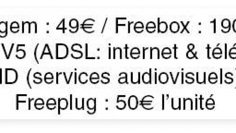 Les Freeplugs facturés 50 euros à l’unité en cas de non restitution