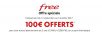 Offre spéciale Free : 100€ offerts pour la souscription à une offre Canal