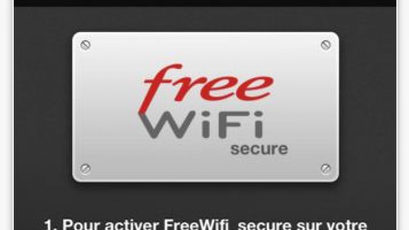 Application iPhone : Activez en trois clics le support du réseau FreeWifi_secure