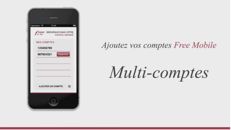 Free & Me : Un suivi conso multi-comptes sur iPhone