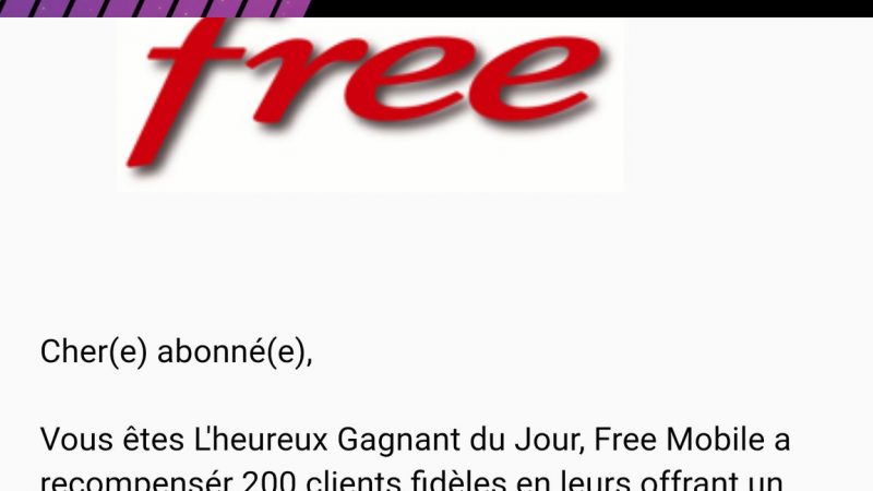 Attention au faux “responsable des gains” de Free qui veut vous offrir le smartphone de votre choix