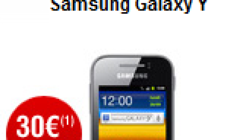 Free Mobile : Jusqu’à 30euros remboursés pour l’achat d’un Samsung Galaxy Y