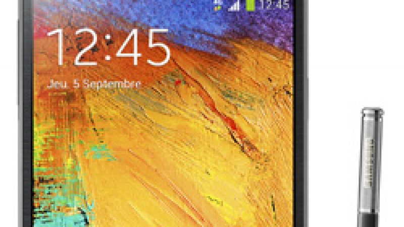 Nouvelle  phablette dans la boutique  Free mobile : le Galaxy Note 3