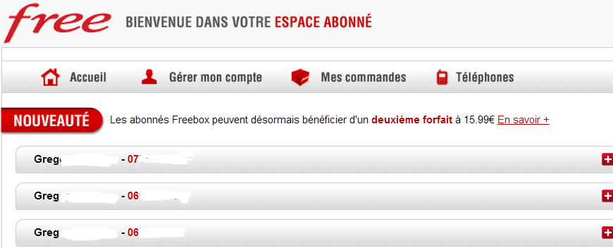 Multilignes Free Mobile : la résiliation du compte principal ne permet plus de commander d’autres lignes