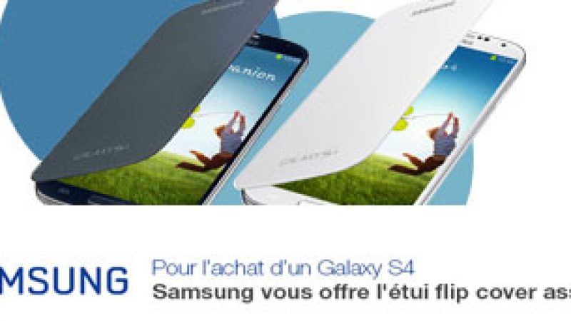 Free Mobile : Un étui flip cover offert pour l’achat d’un Galaxy S4