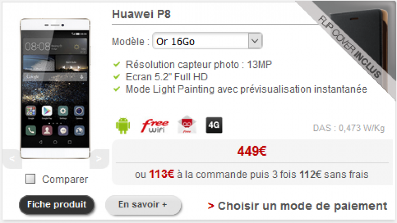 Toutes les offres promos de la boutique mobile de Free