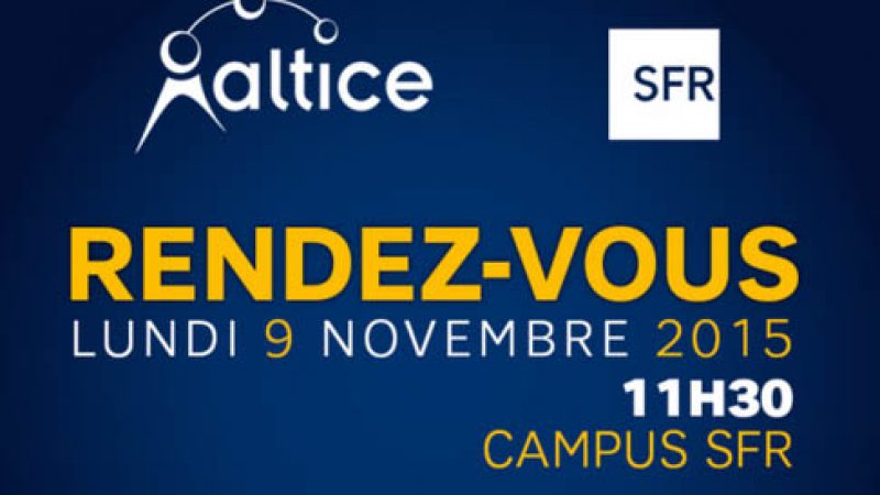 SFR et Altice invitent la presse à une conférence surprise