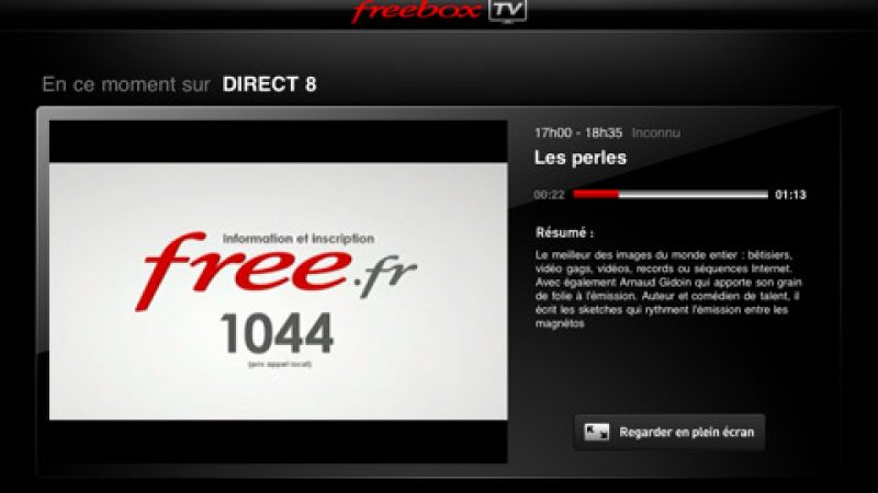 L’application Freebox TV pour iPad est disponible