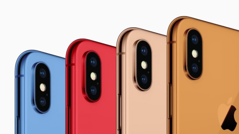 Plusieurs nouvelles couleurs seraient proposées pour les iPhone 2018