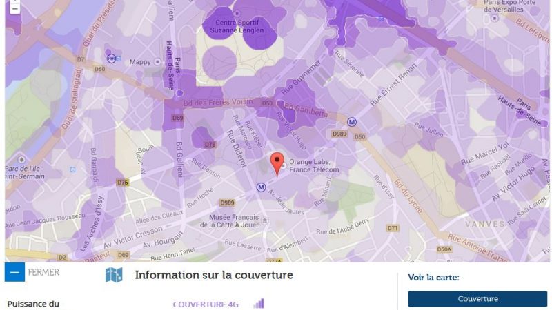 Couverture et débit 4G Free Mobile : Focus sur Issy les Moulineaux