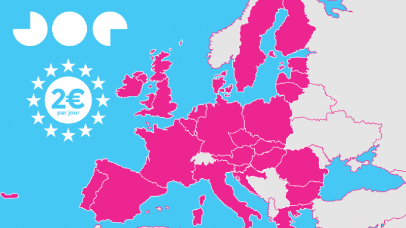 Joe Mobile lance le roaming en Europe, pour 2€/jour