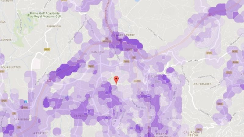 Couverture et débit 4G Free Mobile : Focus sur Le Cannet