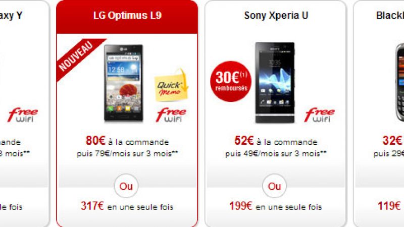 Nouveau : Le LG Optimus L9 disponible dans la boutique Free Mobile