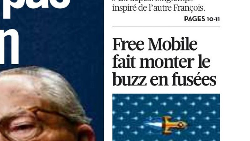 Free Mobile fait le buzz jusqu’à la Une de Libération !