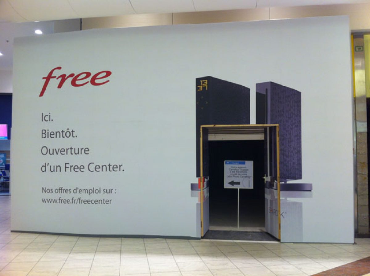 Free va ouvrir un autre Free Center dans un centre commercial en région parisienne