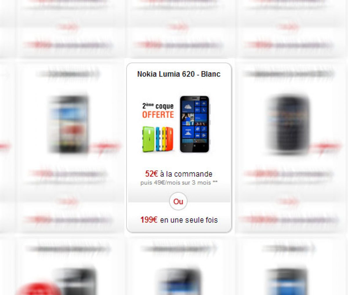 Le Nokia Lumia 620 disponible dans la boutique Free Mobile !