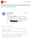Clin d’œil : Rions un peu avec ce mail frauduleux visant les abonnés Free Mobile