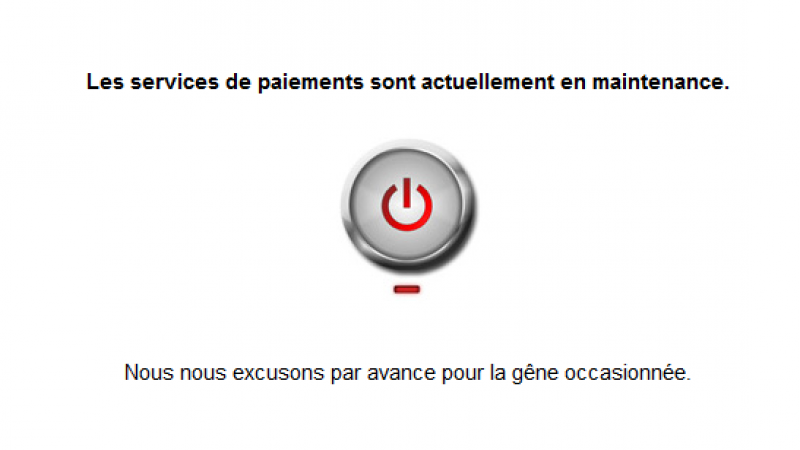 Les services de paiements de Free Mobile en maintenance