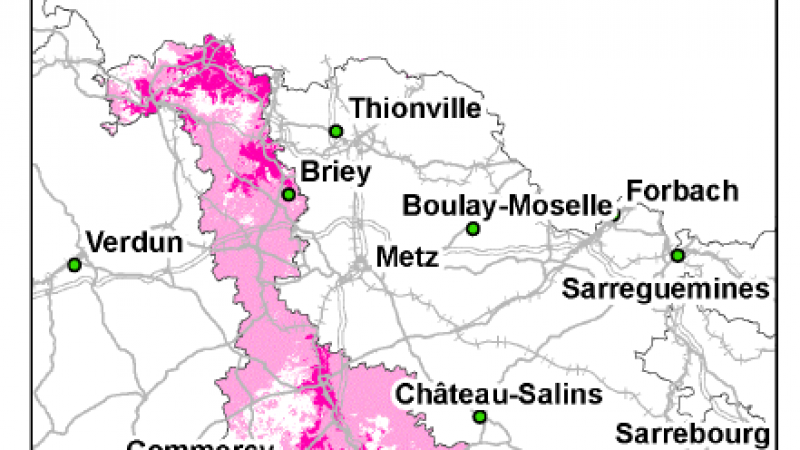 Lorraine : Free mobile couvre environ 15% du territoire et 40 % de la population.