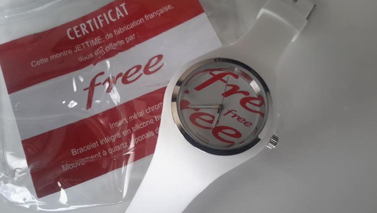 Concours Univers Freebox : Avez-vous gagné la montre Free ?