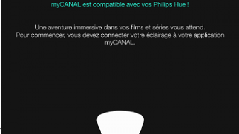myCanal permet maintenant de synchroniser l’éclairage avec les programmes regardés